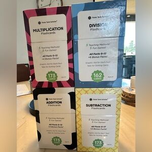 Think Tank math flashcards